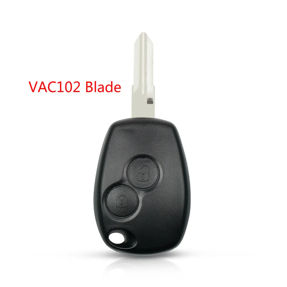 With VAC102 KeyCase KEYYOU 2BTN чехол для дистанционного ключа автомобиля для Renault Megane модус Espace Лагуна Duster Logan Clio Twingo DACIA 3 для NISSAN ALMERA - Цвет: With VAC102 KeyCase