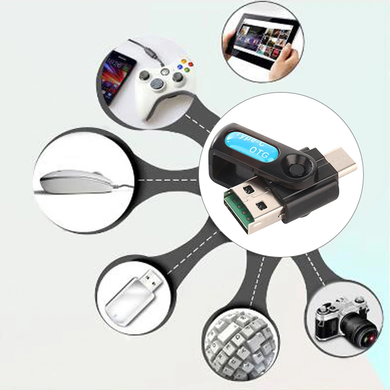 Новинка Лидер продаж кардридер usb 2 0 типа c устройство для чтения SD карт и аудио