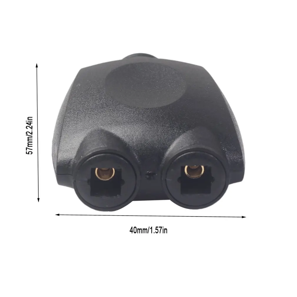 Цифровой оптический аудио сплиттер 2-полосный адаптер 1 вход 2 выход кабель