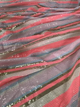 

nice looking feather embroidery tulle mesh lace fabric Cyndi-59.6805 with good quality for party dress