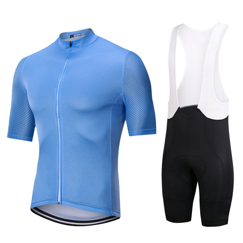 Cycling Set Летний aero Air pro велосипедист Команда Сплошной цвет велосипедная одежда дизайн Профессиональный Велоспорт Джерси Набор Майо Ciclismo дышащий - Цвет: Cycling Set
