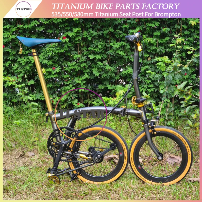 Titanium Zadelpen Voor Brompton Fiets Superlichte Diameter 31.8Mm Vouwfiets  Zadelpen|Bicycle Seat Post| - AliExpress
