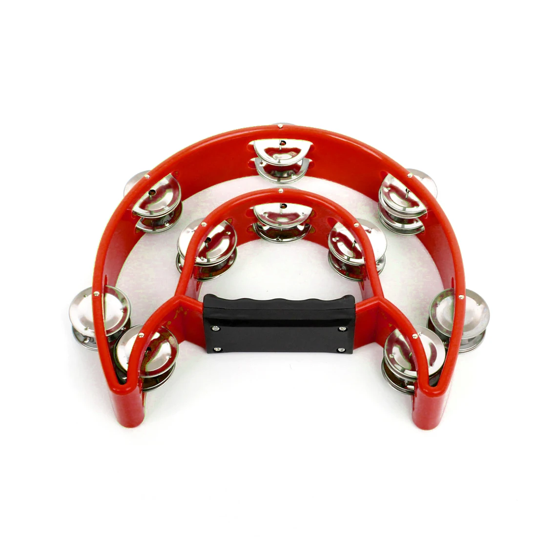 

Double-layer Handbell Tambourine Educational Musical Instrument for Children - Red