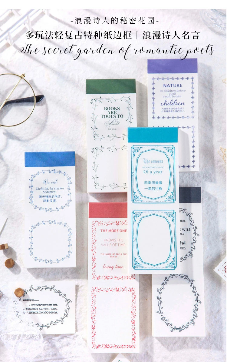 Papier Vintage Floral Bleu Pour Scrapbook : 24 Feuilles Doubles Faces Ideales Pour Vos Projets De Bricolage