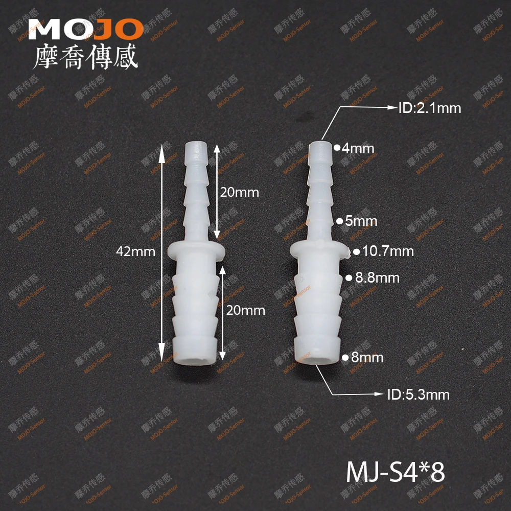 MJ-S4x8(100 шт./лот) снижение прямого типа колючей воды соединительные разъемы