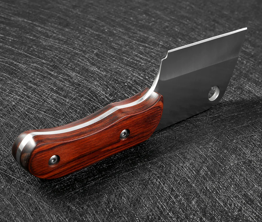KKWOLF мини кухонный нож из нержавеющей стали, нож для очистки овощей, уличный кемпинг тактический карманный нож с полной ручкой Tang EDC инструменты