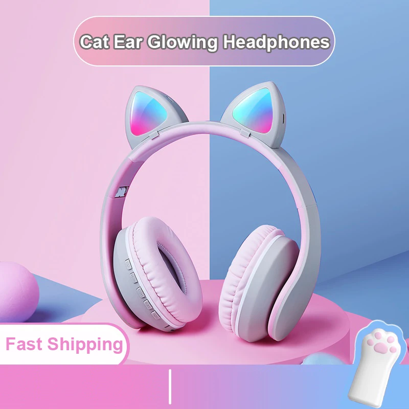 Беспроводные игровые музыкальные Bluetooth-наушники стерео гарнитура с тяжелыми