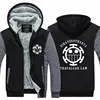 One Piece Trafalgar D Water Law Chopper Hoodie Jacket Coat Winter Fleece Thick Warm Sweatshirts Long Sleeve Plus Size ► Photo 1/6