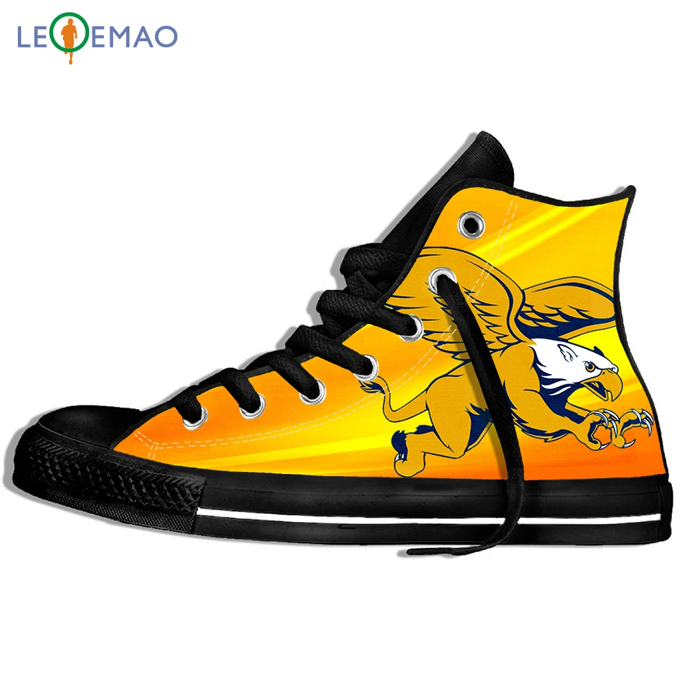 Кроссовки с принтом логотипа на заказ; Canisius Golden Griffins; парусиновая дышащая прогулочная обувь на плоской подошве; Zapatos De Mujer; Уличная обувь