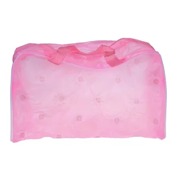 

Floral Print Transparent Waterproof Cosmetic Bag Toiletry Bathing Pouch Pink