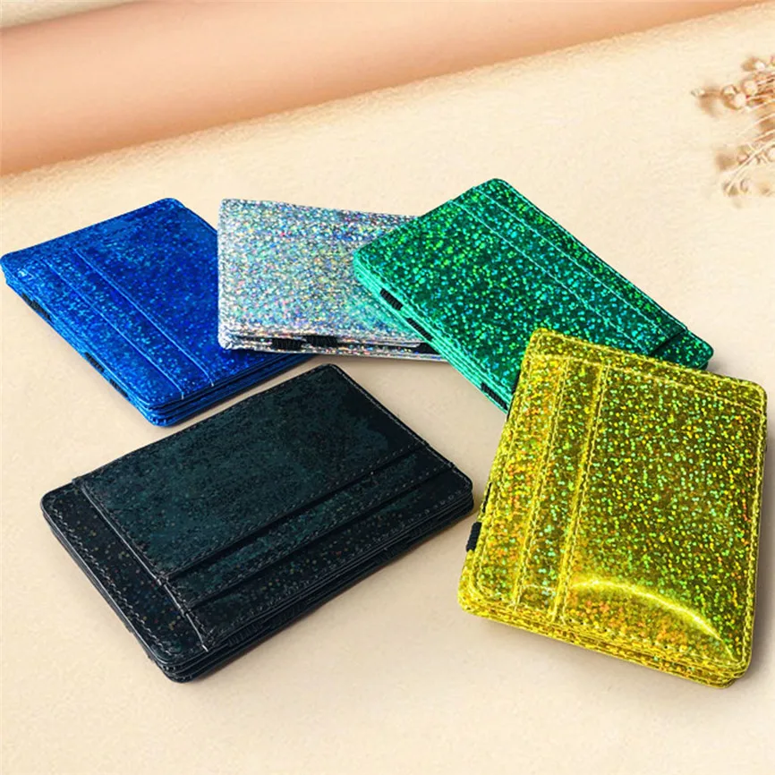 Кошелек унисекс с несколькими картами держатель для карт из матовой ткани