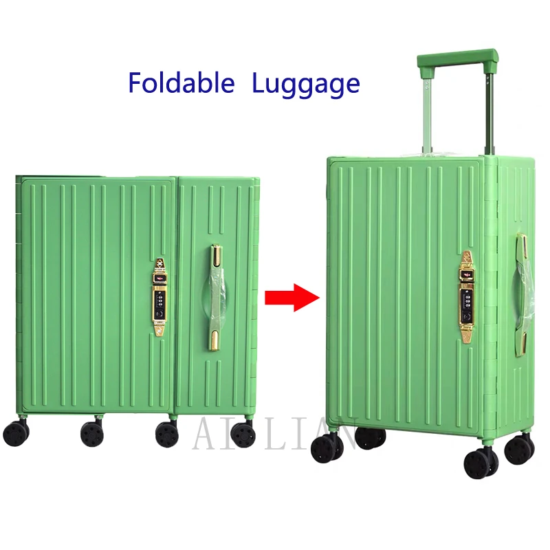 20'' carry on suitcase on wheels Foldable luggage cabin rolling luggage bag  trolley case newfangled business travel suitcase|Rolling Luggage| -  AliExpress