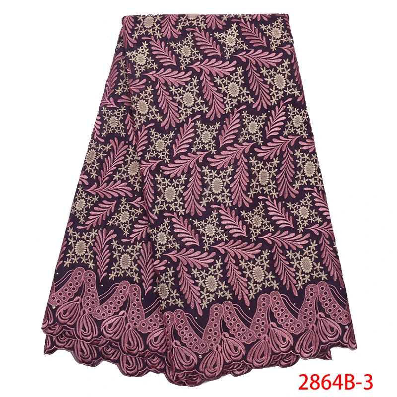 

Nigerian Lace Fabrics 2019 African Swiss Voile Lace Fabrics High Quality French Voile Lace in Switzerland For Wedding QF2864-3
