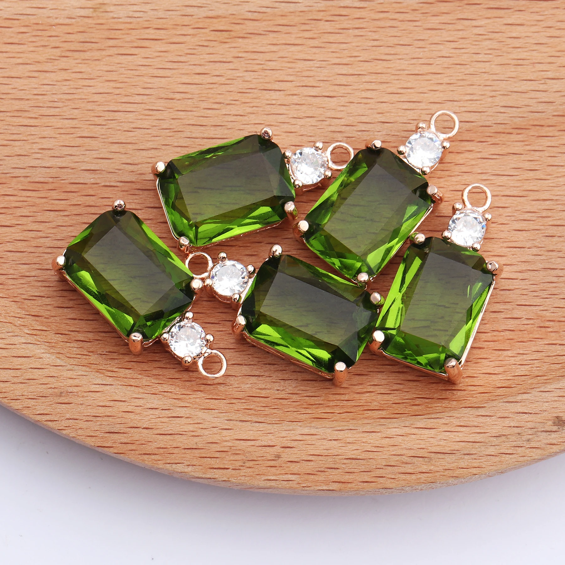 GUFEATHER M453, ювелирные аксессуары, 18k позолоченный, diy циркон кулон, ДЖАМП-кольцо, ручная работа, diy серьги, изготовление ювелирных изделий, 6 шт./партия