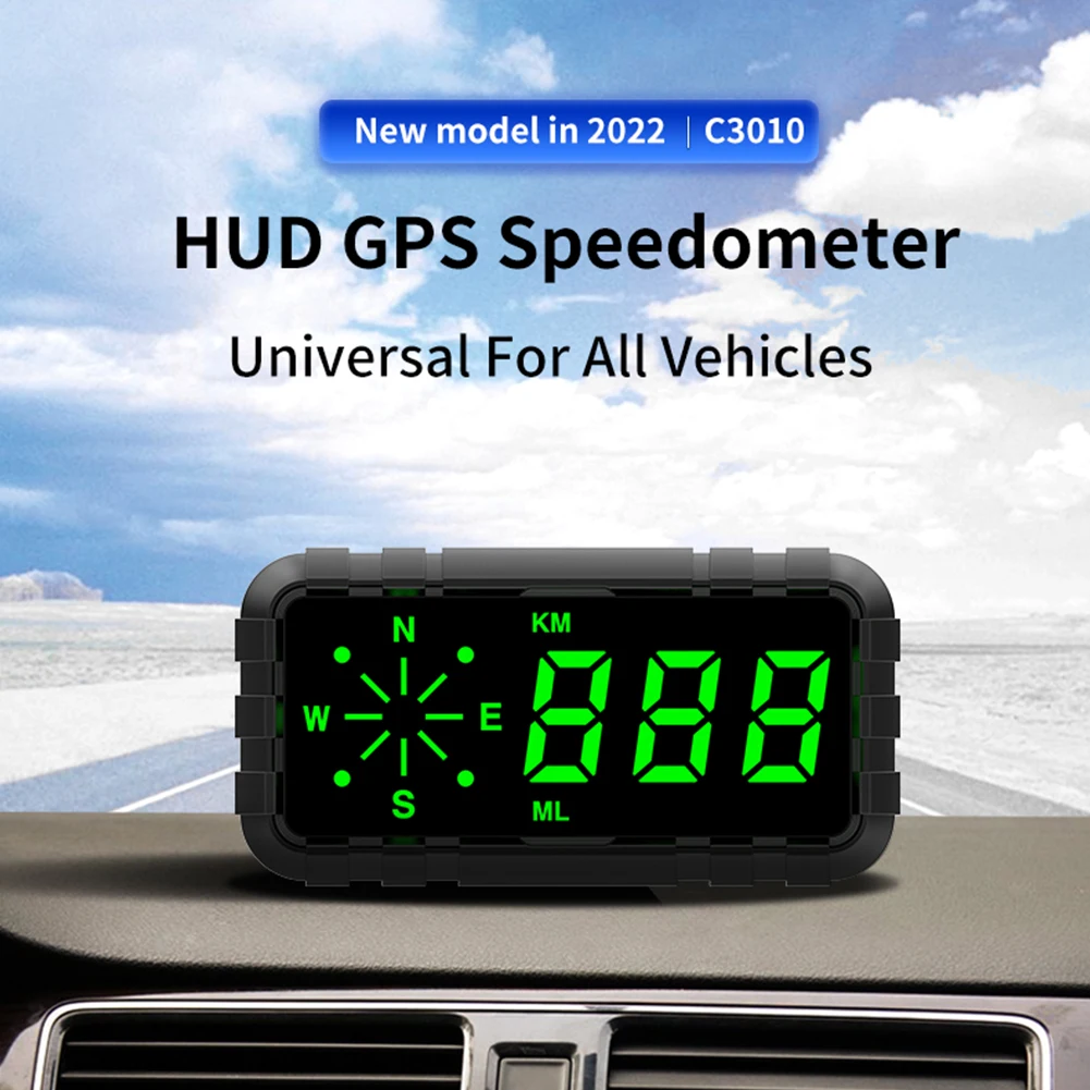 Универсальный мотоцикл Автомобильный GPS Спидометр миль/ч 4 2-дюймовый дисплей HUD