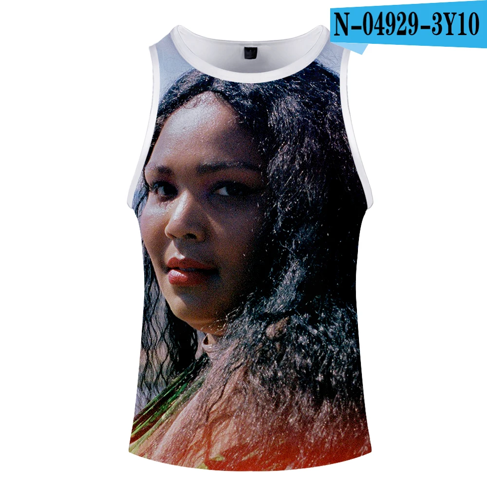 LIZZO 3D o-образным вырезом летняя майка без рукавов с широким плечом Мужская Женская Повседневная Пара Одежда - Цвет: Коричневый