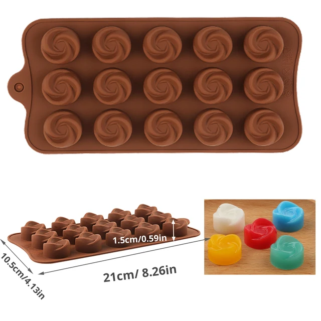 New Chocolate Molds Silicone Food Grade Non-stick Cake Baking Design Candy Mold SILICON 3D Mold Kitchen Gadget DIY Chocolate 27