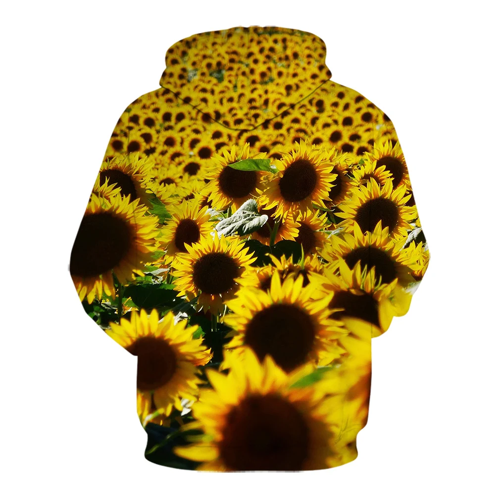Groene bladeren 3d Prined man hoodie haruku onkruid hoodies Casual mode Sweashir Rozenbloem Pullover Grappige stijl_voghion.com