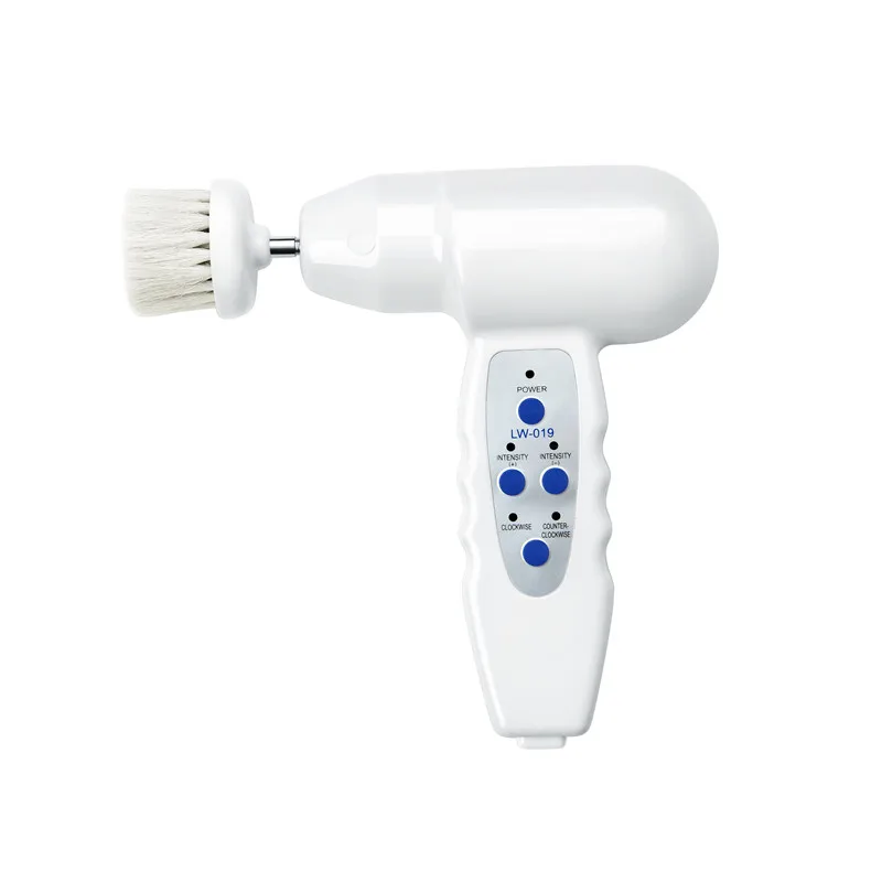 5 in 1 Electric Rotary Washing Cleansing Face Brushes Massage Body Facial Dead Skin Cuticle Cleanser Home Beauty Spa Care Device 3