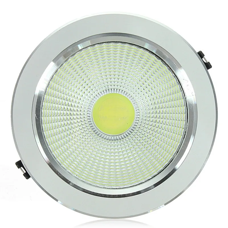 

21W COB Bright LED Ceiling Down Light Belt Drive 85-265V Energy-Saving White Color LED Downlight Silver Shell LED Lighting