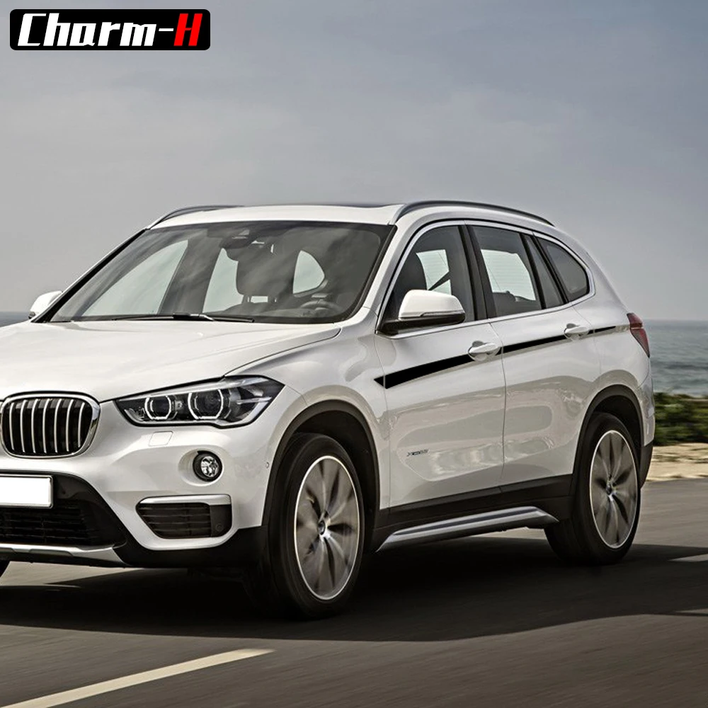 M Performance Accent Stripes для BMW X1 F48 боковые полосы графика авто стиль талия виниловые