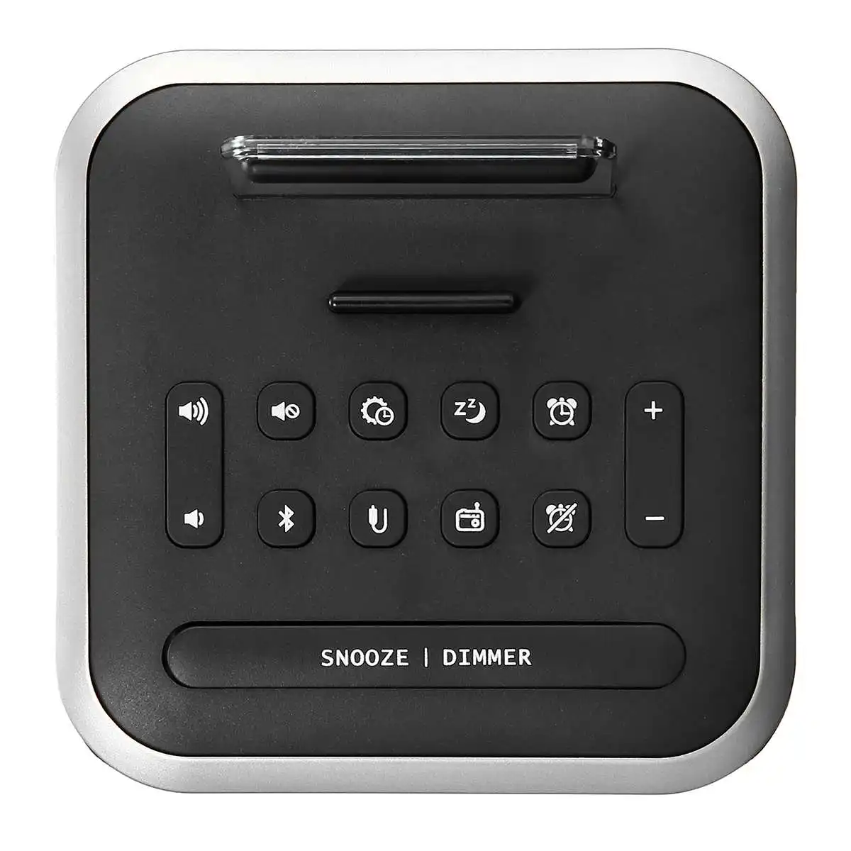 ЖК-будильник беспроводной bluetooth 4,2 радио динамик с 2 usb-портами светодиодный цифровой fm-радио украшение дома Повтор Настольные часы