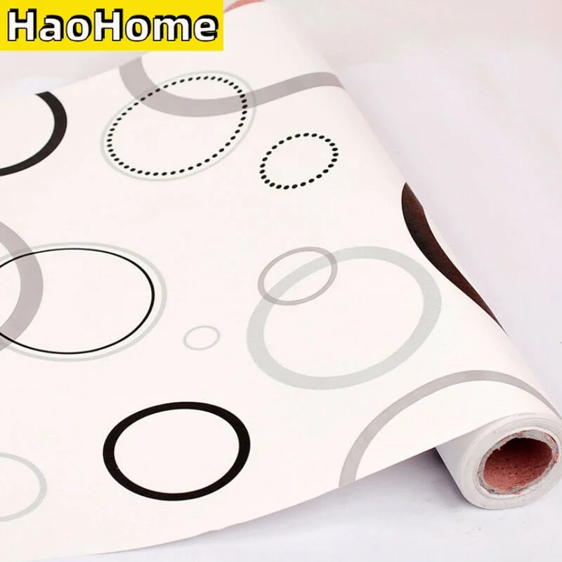 Black And White Self Adhesive Contact Paper Vinyl Circle Peel And Stick  Wallpaper Removal Waterproof For Drawer Home Decor - Wallpapers - AliExpress
