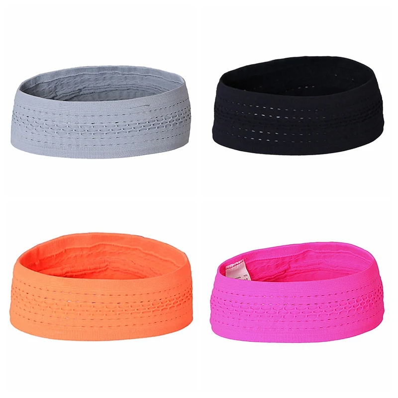 Головные повязки для йоги спортивные эластичные повязки для танцев Велоспорт широкая головная повязка Эластичная Повязка для головы дышащий бесшовный бег абсорбент