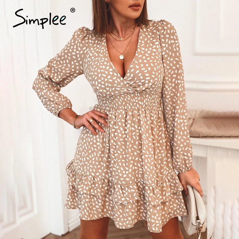 Simplee floral print v neck women dress summer short sleeve high waist draped Fragmentar flow vintage midi dresses vestidos 2020 Simplee floral print v neck women dress summer short sleeve high waist draped Fragmentar flow vintage midi dresses vestidos 2020