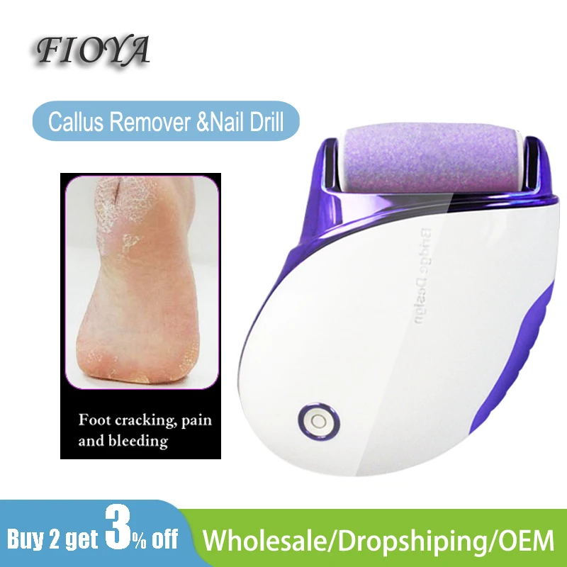 

Electric Callus Remover Foot File for Smooth Heel Skin 2 in 1 Foot Care Tool Nail Drill Bit for Pedicure Women Pedicure Tools
