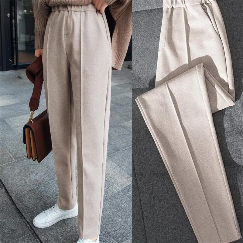 Рисунок 4 - Осенне-зимние женские плотные брюки с высокой талией