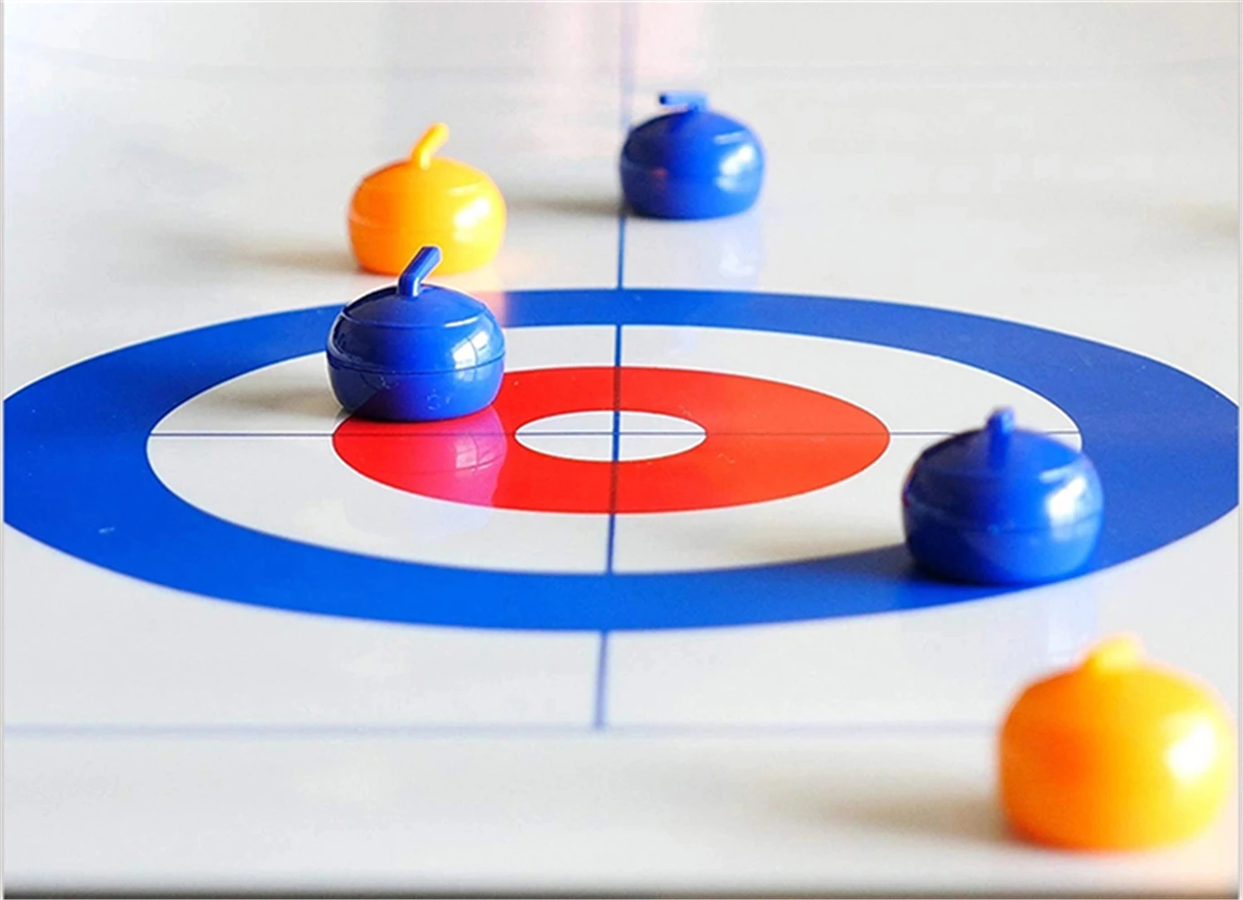 Sport Training Indoor Compact Table Top Board Curling Game For Adult&Kids 3