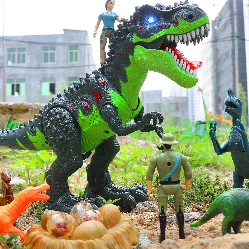 Dinosaur Toy Children Electric Model Animal Remote Control T-Rex Extra Large Will Walk of Boy