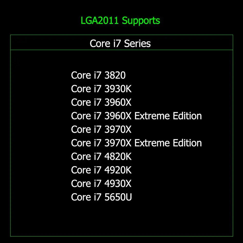 X79 E5 Desktop Computer Mainboard LGA 2011Pin 4 Channels RECC Gaming Motherboard CPU Platform Suppo