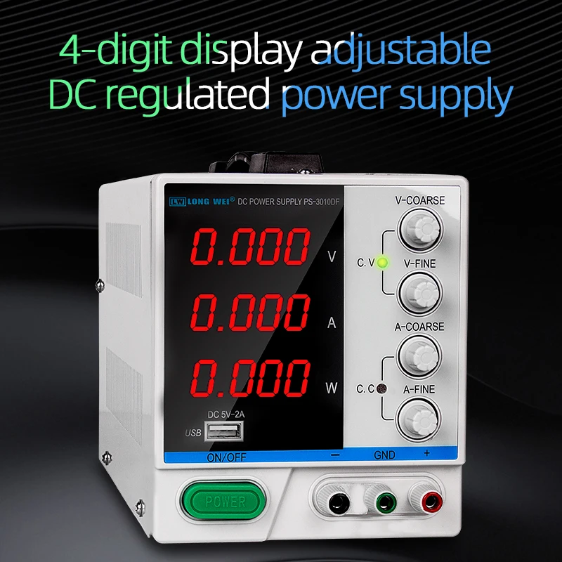 Laboratory DC Power Supply Adjustable USB Charging Repair Switching Regulated Power Supply PS-3010D