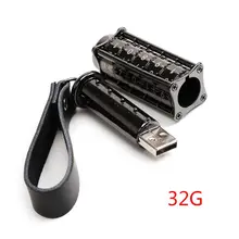 USB флеш-накопитель металлический флеш-накопитель U Stick 32G 64G USB2.0 цифровой пароль для передачи данных брелок