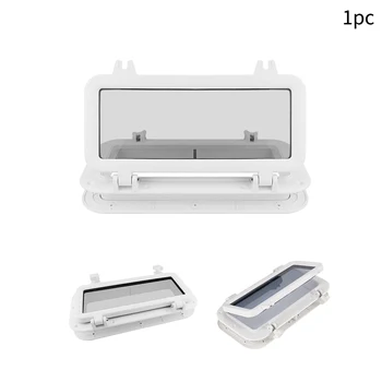 

Hot UV Resistant Waterproof Opening Rectangle Porthole Replacement Practical Portlight Boats Window Durable Marine Yacht Covers