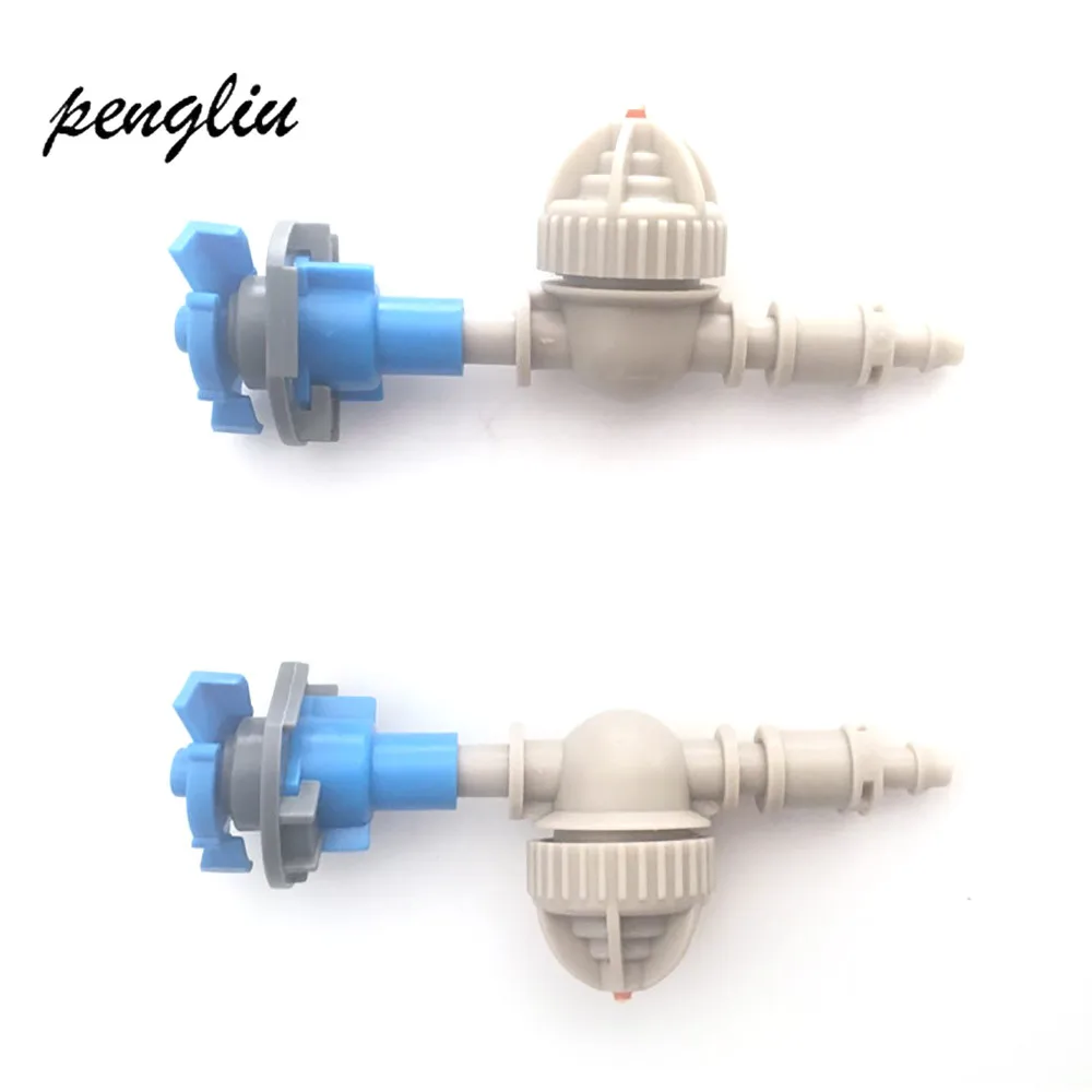 

Irrigation Cross Misting Sprinkler With Nozzle Spray Sprinkler Garden and Lawn Micro Irrigation System 10pcs-pack