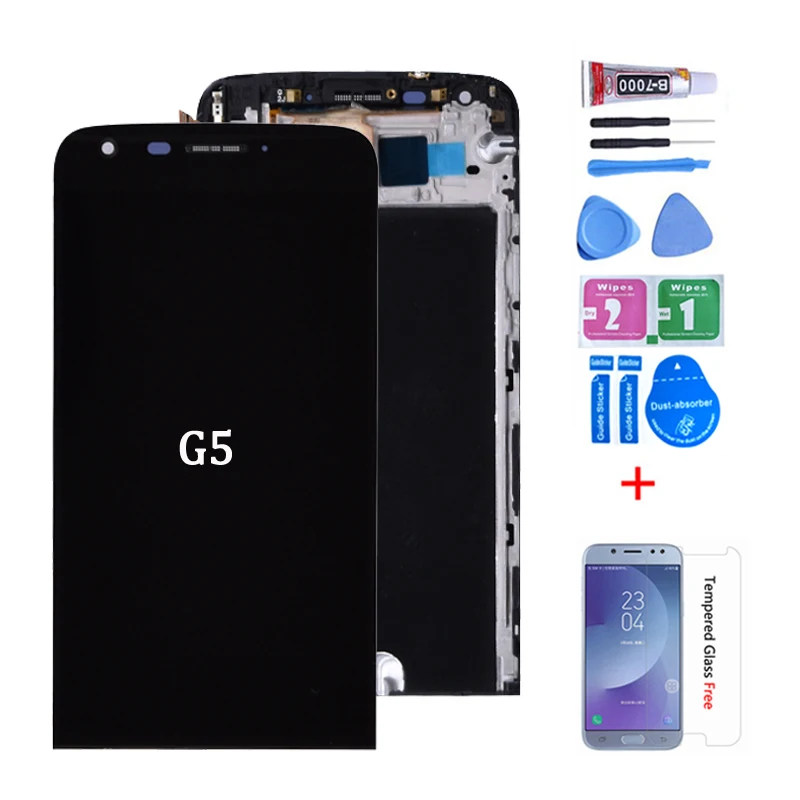 5," для LG G5 H850 H840 H860 ЖК-дисплей Дисплей с кодирующий преобразователь сенсорного экрана в сборе с рамкой
