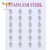 New Women's Earrings Religious Amulet Hand of Fatima Stud Earrings Multicolor Choose Stainless Steel Jewelry Wholesales 1