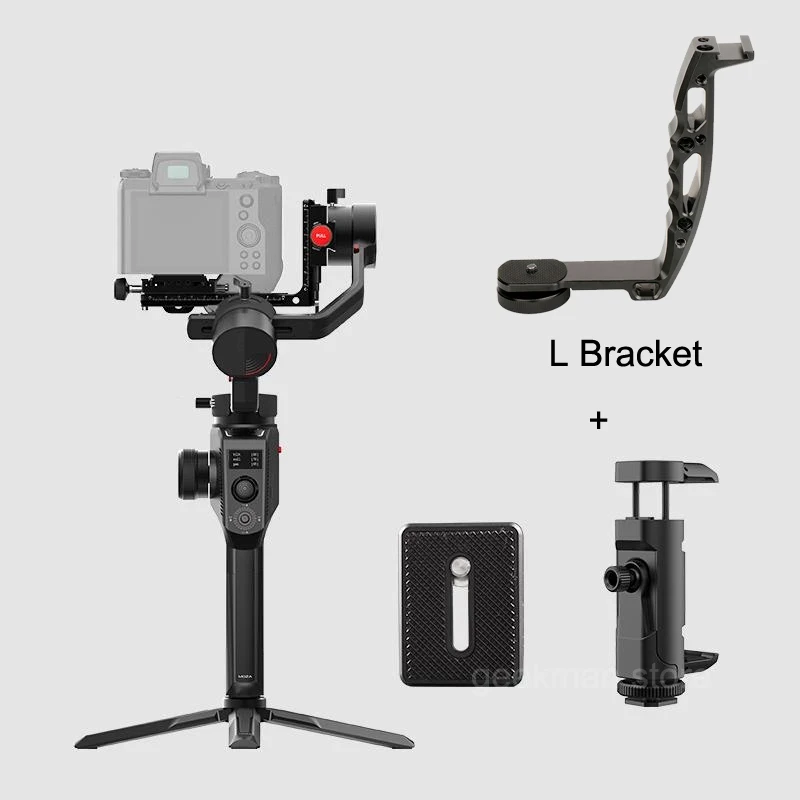 Moza AirCross 2 Gimbal 3-осевой Ручной Стабилизатор камеры Для беззеркальных BMPCC 4K Canon DSLR VS DJI RONIN SC S AK2000 CRANE 3 2 - Цвет: Aircross 2 w bracket
