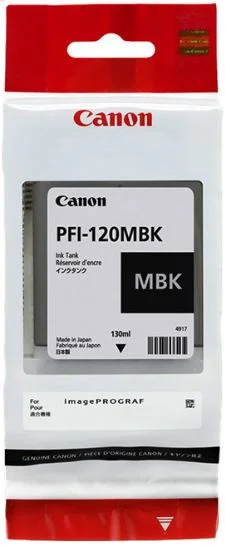 Cartridge inkjet canon pfi-120 MBK 2884c001 Matt Black (130 ml) for ...