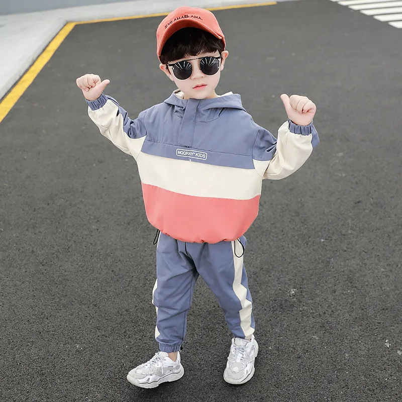 

BOY'S Autumn Clothing Set 2019 New Style Western Style Baby Spring And Autumn Clothes Fashion Boy Small Children Korean-style Tw