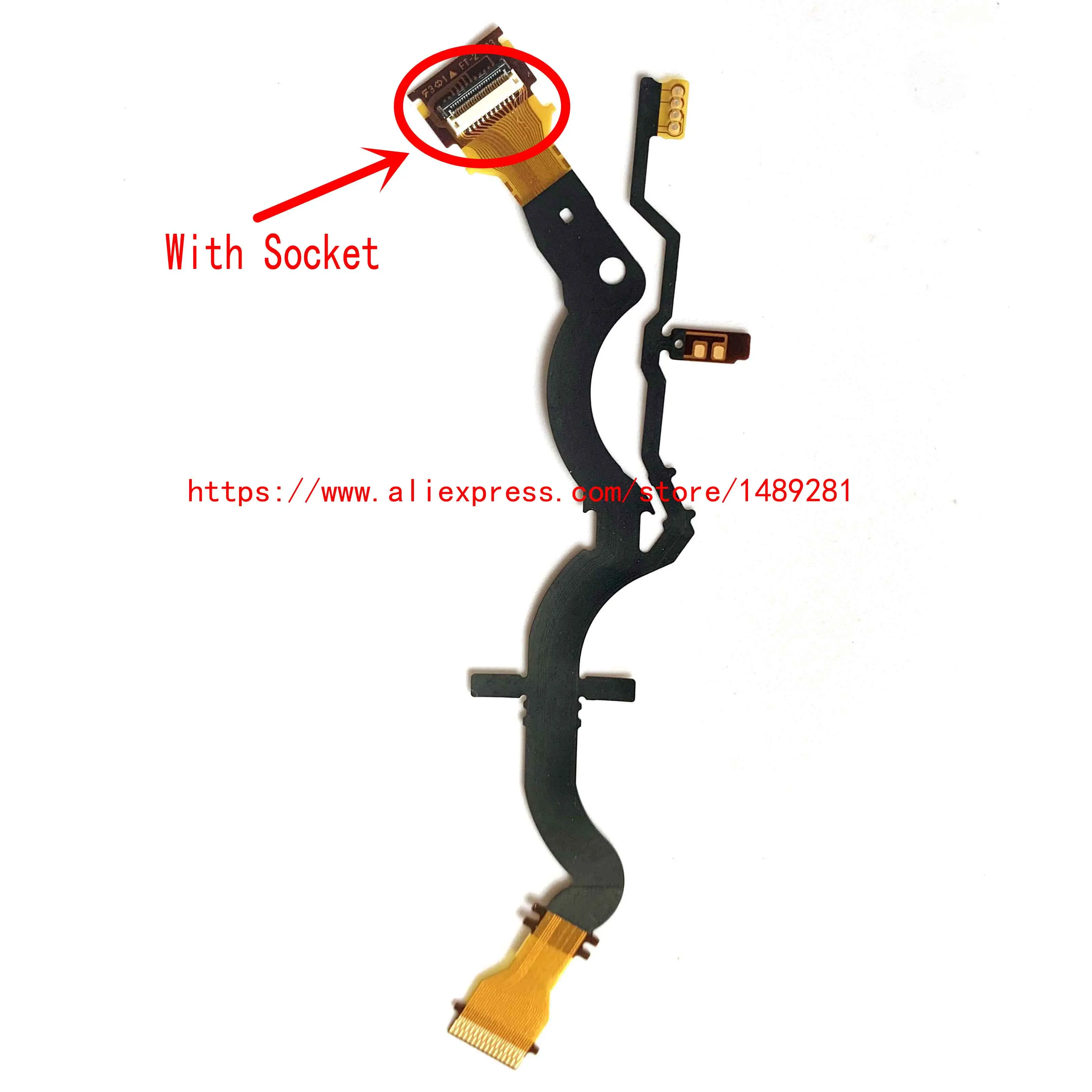 NEW Lens Aperture Flex Cable For SONY E 3.5-5.6/PZ 16-50 mm OSS 16-50mm Repair Part 40.5 + socke base lens contact cable repair parts for sony e pz 16 50 f 3 5 5 6 oss selp1650 lens