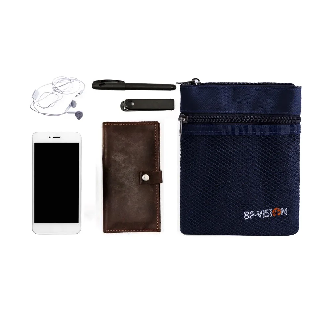 Outdoor Anti-Theft Card Phone Storage Bag Passport Key Holder Wallet Neck Lanyard Travel Sports Crossbody Bag EDC Pouch
