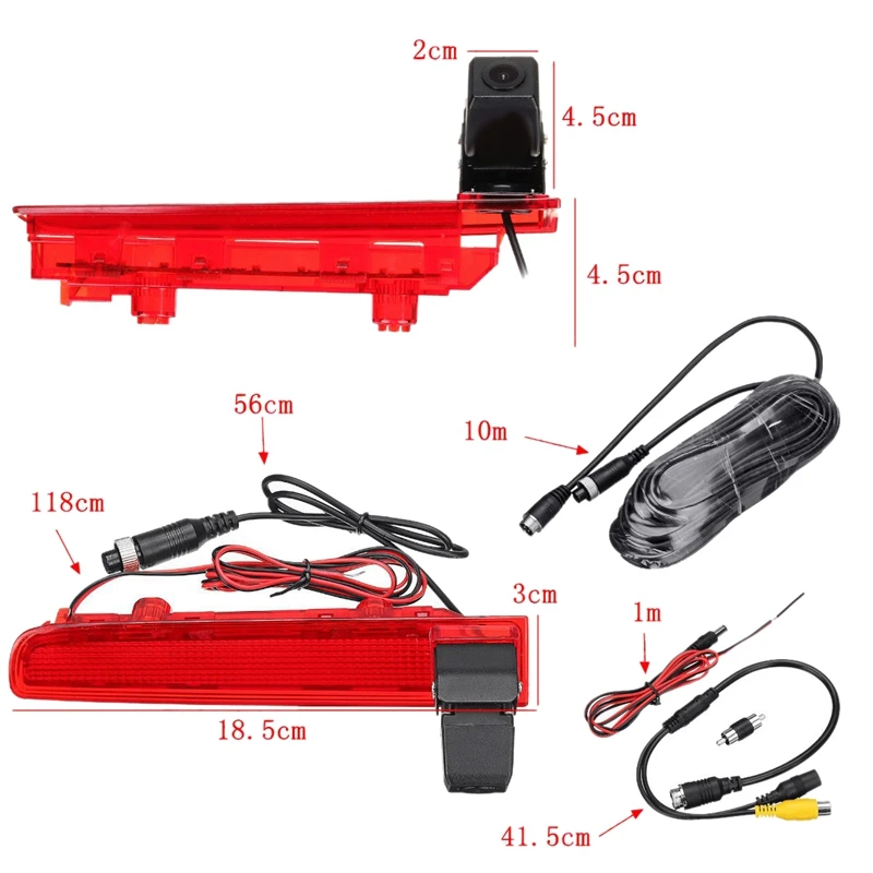 Автомобильная Hd камера заднего вида запасная камера тормозной светильник для транспортера Т5 и Т6