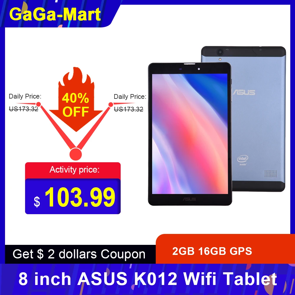 ASUS K012 Wifi планшет на заказ 8 дюймов 4G 2 Гб 16 Andriod 0 4 ядра две sim карты TF слот для карт BT