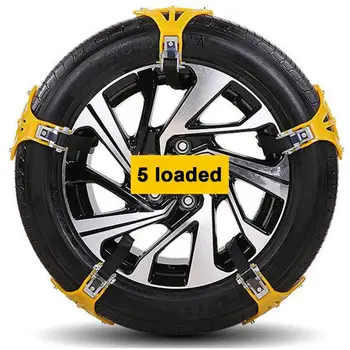 

1-5pcs Winter Roadway Safety wear-resistant Snow Chain Wheel Car Tire Tendon Thickened Anti-skid Chain
