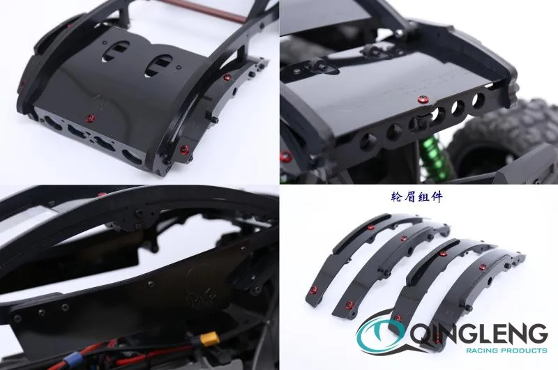 QINGLENG круглый высокопрочный и высокопрочный нейлоновый корпус клетка для TRAXXAS X-MAXX