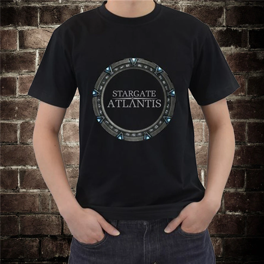 Новая футболка с кольцом Звездные Врата популярная | Мужская одежда